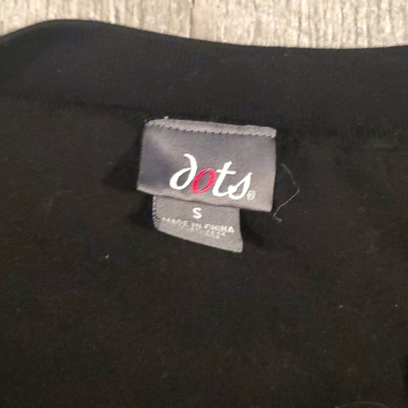 Dots Black Cardigan - Picture 3 of 4